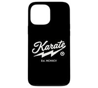 Custodia per iPhone 13 Pro Max Karate Design Retrò 1995 MCMXCV Arti Marziali Vintage