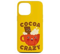 Custodia per iPhone 13 Pro Max Kawaii Hot Cocoa Crazy Chocolate Drink Amante