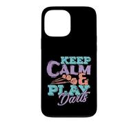 Custodia per iPhone 13 Pro Max Keep Calm and Play Freccette