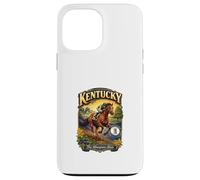 Custodia per iPhone 13 Pro Max Kentucky The Bluegrass State Flag Purosangue Verga d'oro