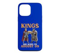 Custodia per iPhone 13 Pro Max Kings Are Born On August 09 Buon compleanno ai bevitori di birra