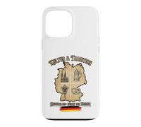 Custodia per iPhone 13 Pro Max Kultur E Tradizione Deutschland Mappa Icona Tedesco Viaggio