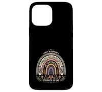 Custodia per iPhone 13 Pro Max La consapevolezza del Parkinson Boho Rainbow Combattiamo insieme