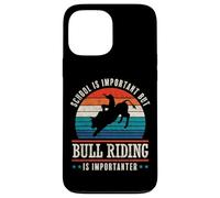 Custodia per iPhone 13 Pro Max La divertente cavalcata del toro è più importante Bull Rider