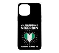 Custodia per iPhone 13 Pro Max La mia ragazza è nigeriana nulla mi spaventa - Nigeria Heart
