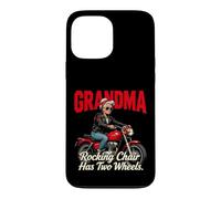 Custodia per iPhone 13 Pro Max La sedia a dondolo per nonne ha due ruote da motociclista