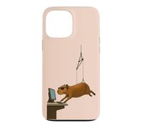 Custodia per iPhone 13 Pro Max LA SPIA CAPYBARA PIÙ FREDDA IN RAGGIA