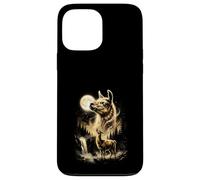 Custodia per iPhone 13 Pro Max Lama Ululando Alla Luna Meme