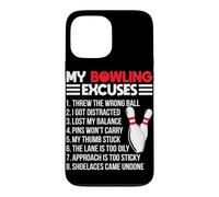 Custodia per iPhone 13 Pro Max Le mie scuse da bowling hanno lanciato la palla sbagliata Mi sono distratto Los