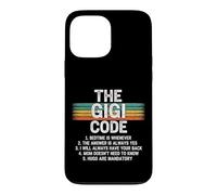 Custodia per iPhone 13 Pro Max Le regole divertenti del codice Gigi per nipoti e Nana Love