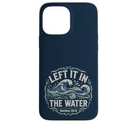 Custodia per iPhone 13 Pro Max Left in the Water Matthew 28:19 Christian Baptism
