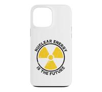 Custodia per iPhone 13 Pro Max L'energia nucleare è il simbolo rotondo di avvertimento delle radiazioni del futuro