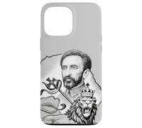 Custodia per iPhone 13 Pro Max Leone etiope Giuda imperatore Haile Selassie Rasta