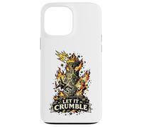 Custodia per iPhone 13 Pro Max Let It Crumble Tarocchi Torre Lightning Art