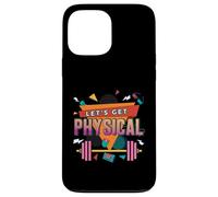 Custodia per iPhone 13 Pro Max Lets Get Physical Fitness Retrò 80s Gym Workout Fitness