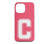 Custodia per iPhone 13 Pro Max Lettera C Big Bold Capital Varsity Alphabet Monogram