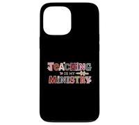 Custodia per iPhone 13 Pro Max L'insegnamento è il mio ministero Scrapbooking Ransom Nota