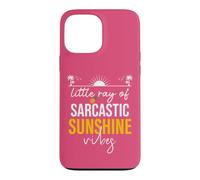 Custodia per iPhone 13 Pro Max Little Ray of Sarcastic Sunshine Hello Summer Vibes Beach
