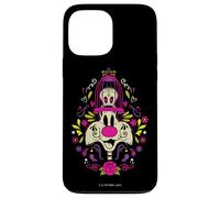 Custodia per iPhone 13 Pro Max Looney Tunes Dia de los Muertos Sylvester & Tweety Halloween