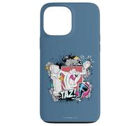 Custodia per iPhone 13 Pro Max Looney Tunes Taz Breaks Doors