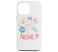 Custodia per iPhone 13 Pro Max Looney Tunes Taz Can't We All Get Along