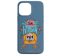 Custodia per iPhone 13 Pro Max Looney Tunes Taz Just Hanging
