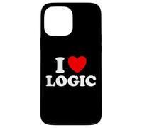 Custodia per iPhone 13 Pro Max Love Logic Funny Smart Data Think Math Make Sense Fan dei programmatori