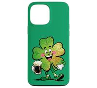 Custodia per iPhone 13 Pro Max Lucky Clover Parade Allegro Design irlandese