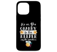 Custodia per iPhone 13 Pro Max Lui O Lei Nonna Per Bee Keeper Del Genere Rivela