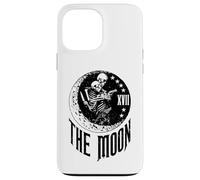 Custodia per iPhone 13 Pro Max Luna Tarocchi Scheletro Coppia Fuorilegge Astrologia Gotica