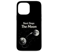 Custodia per iPhone 13 Pro Max Luna Viaggio Citazione Retro Spazio Avventura