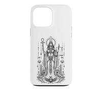 Custodia per iPhone 13 Pro Max Maat Feather Verità Antico Egitto Equilibrio Mito Arte