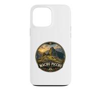 Custodia per iPhone 13 Pro Max Machu Picchu Vista Panoramica Viaggi Design