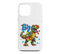 Custodia per iPhone 13 Pro Max Maglietta "I Play With Bricks 6 7 Hours Per Day"