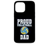 Custodia per iPhone 13 Pro Max Maglietta Proud Volleyball Dad - Game Day Sports Parent