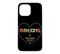 Custodia per iPhone 13 Pro Max Mahjong è come gli amici raccolgono sociale gioco notte retrò