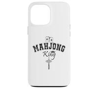 Custodia per iPhone 13 Pro Max Mahjong King of Tiles Mens Mahjaholic Men It's Mahjong Time