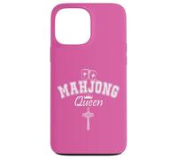 Custodia per iPhone 13 Pro Max Mahjong Queen of Tiles Mahjong Queen Crown It's Mahjong Time