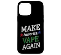 Custodia per iPhone 13 Pro Max Make America Vape Again Meme dispositivo vaping aromatizzato divertente