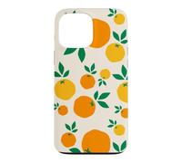 Custodia per iPhone 13 Pro Max Mandarini minimalisti con motivo di frutta arancioni