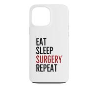 Custodia per iPhone 13 Pro Max Mangiare Chirurgia Del Sonno Ripetere Medico Chirurgo Medicina Ospedale