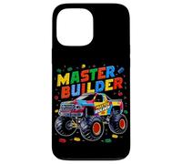 Custodia per iPhone 13 Pro Max Master Builder Monster Truck Bambini Building Blocks Brick Boys