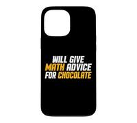 Custodia per iPhone 13 Pro Max Matematica, Insegnante divertente darà consigli di matematica per il cioccolato
