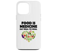 Custodia per iPhone 13 Pro Max Medicina Alimentare Mangiare Vero Per Guarire Vegano