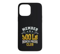 Custodia per iPhone 13 Pro Max Member - Panca da 226,8 kg, per palestra, sollevamento pesi, grafica PR