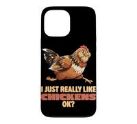 Custodia per iPhone 13 Pro Max Mi piacciono davvero i polli Ok Farm Easter Egger Pollo