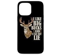 Custodia per iPhone 13 Pro Max Mi piacciono i Big Bucks e non posso mentire Buck Caccia