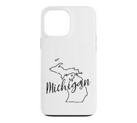 Custodia per iPhone 13 Pro Max Michigan Grandi Laghi Grandi Sogni