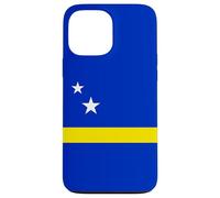 Custodia per iPhone 13 Pro Max Minimal Curacao Flag Inspired Stars and Stripe Art