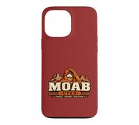 Custodia per iPhone 13 Pro Max Moab Utah Trails Canyons Red Rock Adventure Design retrò
